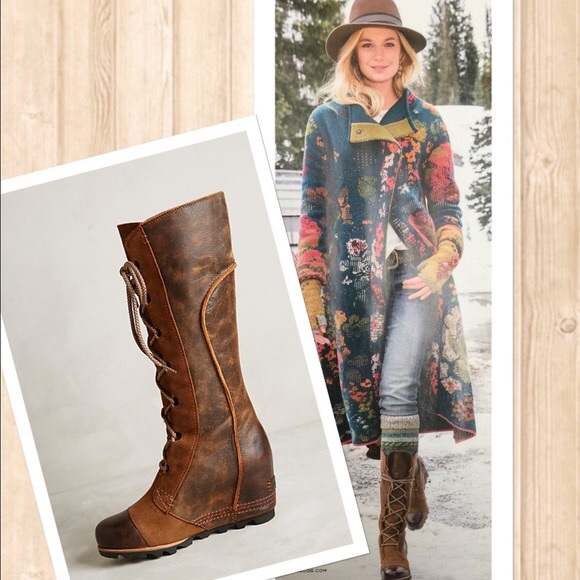 🦊SOLD🦊 Sorel Cate the Great Wedge Boot sz. 7.5 - Picture 5 of 6